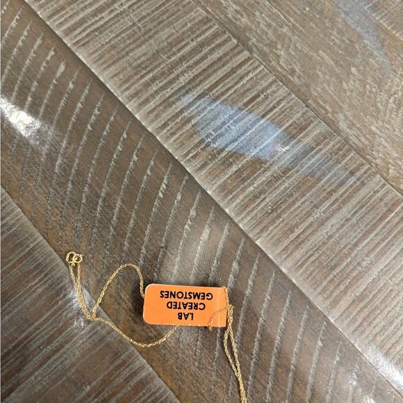 Elegant Gold and Pink Pendant Necklace Fine Jewelry real gold Macys - Picture 2 of 6